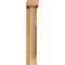Ekena Millwork Traditional Block Rough Sawn Bracket w/ Offset Brace, Western Red Cedar, 4"W x 16"D x 24"H BKT0402X16X24TRA05RWR - alternate 3